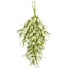 Decorative Flowers Thanksgiving Hanging Artificial Plant Vines Fall Home Decoration Outdoor Fake Garland Wedding Party Wall Front Door