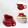Vases Seasoning Cup Milk Jug Coffee Container Syrup Dispenser Ceramics Saucer Boats Handle