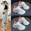 Casual Shoes Color Matching Mesh Breathable Comfortable Sneakers 2024 Fashion Anti-slip Wear Resistance Sprots Platform Spring