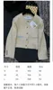 Kvinnorjackor Designer 2024 Tidig vår Ny Nanyou Cha Elegant Celebrity Little Doft Wind Single Breasted Thick Tweed Colorful Woven Coat for Women L8x1