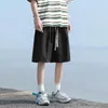 Мужские шорты 2024 Summer Fashion Solid Color Basketball Sharking Shape Crasual Men Mods Mopets Thin Sports K158