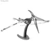 3D Puzzles Pteranodon Squeleto 3D Modelo de Modelo de Metal Kits Diy Laser Cut Puzzles Jigsaw Toy for Children Y240415