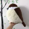 Fyllda plyschdjur Plush Sparrow Toys Livsliknande fyllda djurfågel Plush Toys Realistic Soft Bird With Nest Girl Boy Kids Birthday Present L47