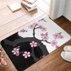 Mattor Cherry Blossom 24 "x 16" Non Slip Absorbent Memory Foam Bath Mat för heminredning/kök/inträde/inomhus/utomhus/vardagsrum