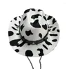 Dog Apparel Cats Cowboy Costume Hat Small Dogs Adjust Belt Sun Festival Headgears DropShip