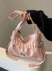 Drawstring Trendy Designer Underarm Handbag And Purses Totes Shoulder Crossbody Bag For Women Casual 2024 Ladies Messenger Bags