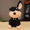 Kinderen Elektrische pluche speelgoedsimulatie Bobblehead Bee Dog Leer s met geluiden schattige huisdierpop knuffel dieren 240401