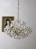 Figurine decorative Zf Dream Crystal Flower lampadario FRANCESS Pastorale American Retro Bedro Dining Room Light Luxur