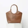 Casual 2024 Versatile Genuine Leather Luxury High Capacity Tote Bag Single Shoulder Crossbody Handbag