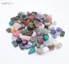 Wisiorki 100pcllot mieszany punkt naturalny kamień proszkowy kryształowy nieregularny kształt urok Mulit kolor biżuterii witamy w moim sklepie FA7124760