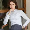 Blusas para mujeres Camisa blanca de manga larga Autumn