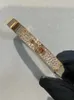 Высококачественный классический браслет -дизайнер еврейский нишевый браслет для женщин 18к розового золота