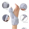 Wrist Support Composite Cloth Hand Brace Accessories Adjustable Aluminum Alloy Grey Black Drop Delivery Sports Outdoors Athletic Outdo Dhlyo