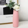 Vasos Vaso de flor Decoração da sala de estar moderna Acessórios elegantes da cesta de maconha da área de trabalho modernos