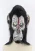 Planet of the Apes Halloween Cosplay Gorilla masquerade masque singe king costumes Caps réaliste masque de singe y2001037040583