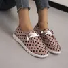 Casual Shoes 2024 Storlek Foreign Trade Fabric Flat Lightweight Four Seasons Trendy Colored Women's