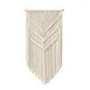 Tapisseries macrame tapisserie coton corde en coton à la main nordique boho art suspendu pour le salon décoration intérieure z094