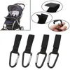 Barnvagnsdelar 4 x universal mummy buggy clip pram pushchair hook shopping väska