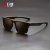 Neue Sonnenbrille aus Ebenholz für die modische polarisierte Herren -Sonnenbrille, handgefertigte Sportbrillen
