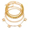 Jewelry Versatile Fried Dough Twists Handwear Women's Simple Personality Cuban Chain Diamond Set Bracelet