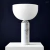 Decorative Figurines Modern Minimalist Marble Table Lamp Bedroom Bedside El Desktop Designer Sample Room Soft Decoration Glass