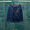 10A Men's Tracksuit Shirt Casual Denim Denim à manches courtes Bouton T-shirt Polo Cardigan Mabet Shorts CHIRT