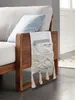 Förvaringslådor makrame soffa armstöd arrangör fjärrkontrollhållare soffa sängen fåtölj caddy korgväska för TV