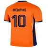 24 25 NetHErlANds MEMPHIS European HoLLAnd Club Soccer Jersey 2024 Euro Cup 2025 Dutch National Team Football Shirt Men Kids Kit Full Set Home Away MEMPHIS XAVI GAKPO