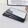 2D 2D تسامي الحالات هاتف مطاط ناعم لـ Samsung S24 S23 Ultra Note 20 S20 S21 Fe Cover Cover Blanks