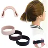 Femme Ponde queue de coiffure Tie à cheveux pliables Srunchies Silicone Stationarité Elastic Hair Band ACCESSOIRES DE CHEVEUX simples