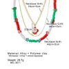 Nouveau bijourie Drops Huile Christmas Multi-coureed Chain Mélange et associez un collier personnalisé