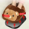 Pantofole calda per piede riscaldato elettrico con timer scarpe peluche calde morbide Sicurezza del riscaldatore 3 modalità ridotte staccabili