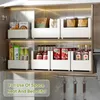 Cucina stopries organizzatore organizzatore cassettiera armadio per armadio per bagno mobile desktop spezie snack trucco