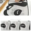 Bath Mats Cartoon Panda Badrumsdörr Non-halk Hushållens ingång Absorberande golvmatta Toalett snabbtorkande kudde