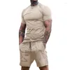 Мужские спортивные костюмы 5sets Оптовые оптовые мужчины Короткие сетя