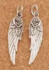 Angel Wing W Rose Spacer Charm perline 100pcslot 303x107mm con pendenti argento antichi gioielli fatti a mano fai -da -te T16257169513