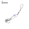 Nyckelringar Simple Pin Heart Flower Pendant Telefonband Bag Charm Key Decoration Chain