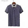 Polo's voor heren mode luxe ontwerpers heren polos shirts voor man mode focus borduurwerk garter slangen kleine bijen print patroon kleding cottom kleding tees l49