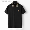 Męskie polo designerskie koszule dla mężczyzny High Street Włochy haft haft haftowe podwiązanie węży małe pszczoły marki ubrania cotom ubrania teesl#15 l49