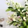 Flores decorativas Fruta de oliveira Flor falso Buquê Artificial Bouquet Planta DIY para festas Decorações de jardim de casamento em casa