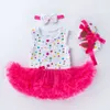 Abiti per bambini rinati da 55 cm Simulazione di vestiti per bambini Sleeveless Set di scarpe da copricapo