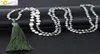 Csja collana di perline irregolare per perle da perline mature perle in vetro perle in cristallo collane a corda a corda di corda gioielli per feste lunghi