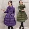 Cotton jacket womens mid length 2023 winter new womens clothing Korean version loose and fluffy A-line cape temperament cotton clothing trend 201202