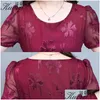 Podstawowe sukienki swobodne sukienki plus size niebieskie kobiety szyfonowe kwieciste kwieciste maxi boho lato sukietka ropa mujer szata longue femme chic dheyt