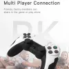 GamePads Nouveau p48 P48 Poiglet Bluetooth 4.0 Gandage Double vibration Sixaxis avec casque de microphone Touch pour les jeux GamePads PS3 / PS4 / PC