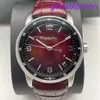 Código de relógio funcional de pulso AP 11.59 série 15210BC Platinum Smoked Wine Red Moda de moda casual Back Transparent Mechanical Watch