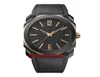 14 Styles Watch 103085 Octo Solotempo DLC Rose Gold A2813 Automatic Men039s Watch Black Dial Rubber Strap Gents Sport Bristwa9694968
