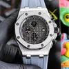 Смотреть роскошные мужские мужские часы автоматические механические движения часы 45 мм хардлекс хрустальная резиновая полоса Montre de Luxe Sports Watch Chase Watch Man Watch Designer