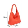 2024 Hot Sale Fashion Trend Underarm Bag Woven Design Pu Leather Tote Handbags Womens Ladies Hobo Bags