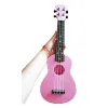 Kable 21 -calowe ukulele akustyczne uke 4 strings gitara guitarra muzyka instrument kolorowy dla dzieci i muzyki z hakiem wieszakiem